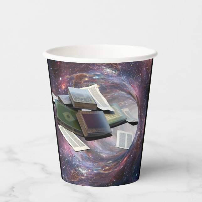 Vasos De Papel Wormhole (Anverso)