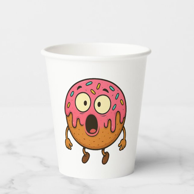 Vasos De Papel Wow Donut (Anverso)