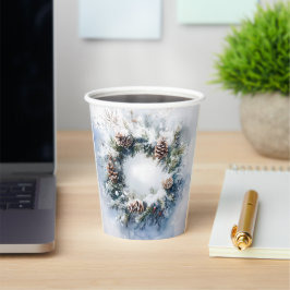 Vasos De Papel Wreath