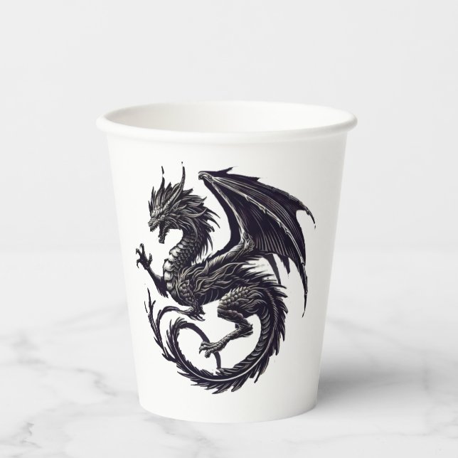 Vasos De Papel Wyvern (Anverso)