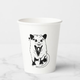 Vasos De Papel Yelling Possum