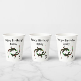 Vasos De Papel Yin Yang Lizards Age Birday