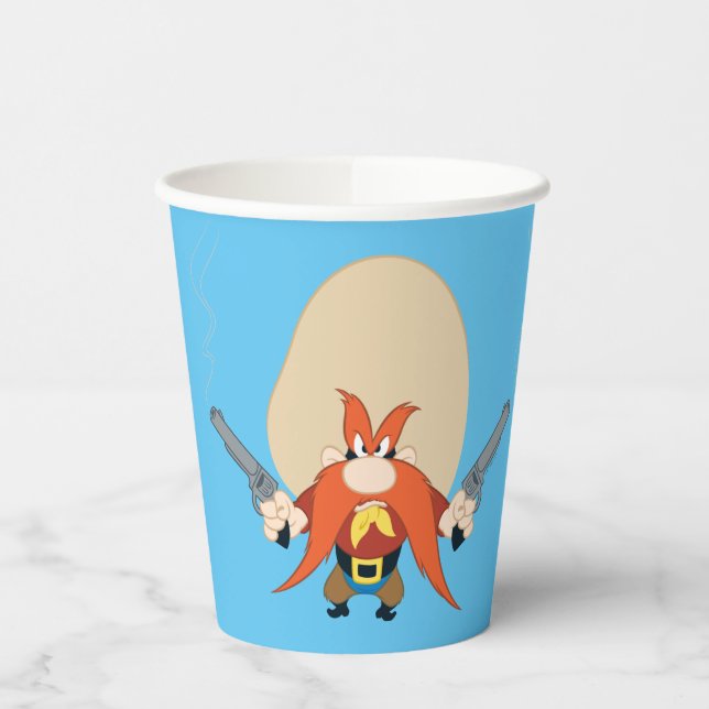 Vasos De Papel Yosemite Sam Atrás (Izquierda)