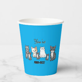 Vasos De Papel You're Purr-fect Animated Cats  