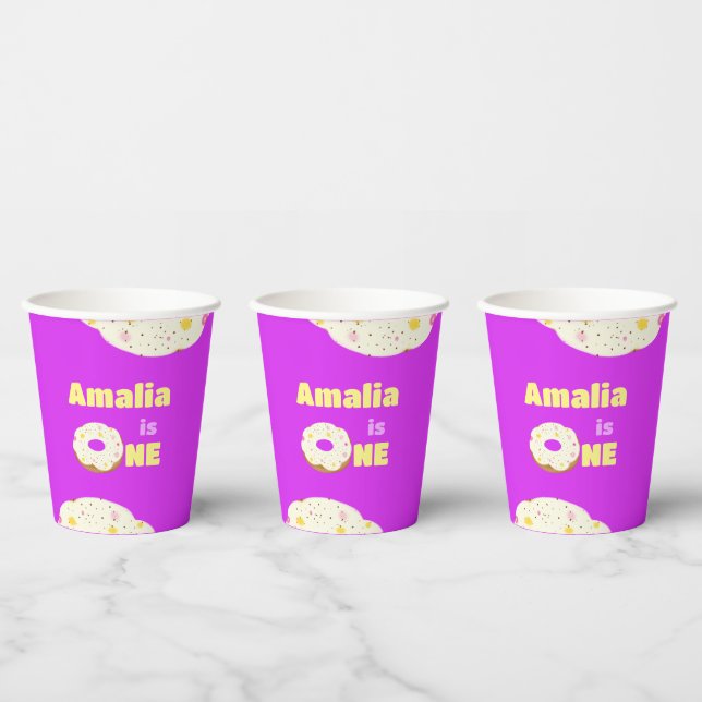 Vasos De Papel Yummy donut (Multi)