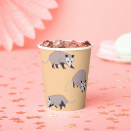 Vasos De Papel Zarigüeyas