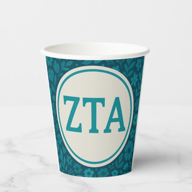 Vasos De Papel Zeta Tau Alpha (Anverso)