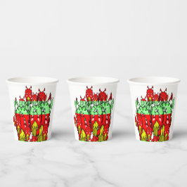 Vasos De Papel Zippy Trippy Alien Dazs Green-Tooth
