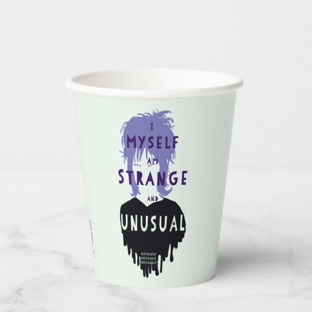 Vasos De Papel Zumo de remolacha | Gráfica "extraña e inusual" de (Anverso)