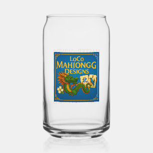 Vasos de pinta festivos de Mahjong
