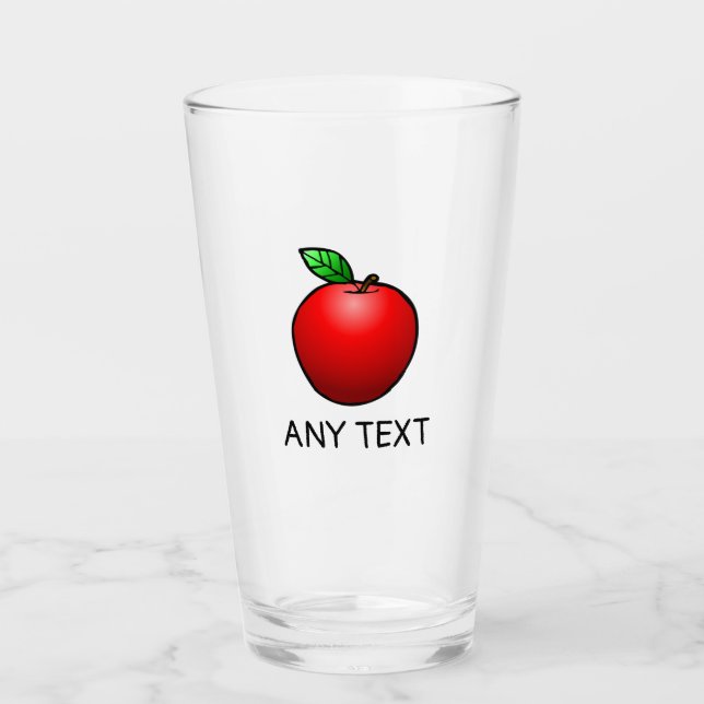 Vasos de vidrio de Apple (Anverso)