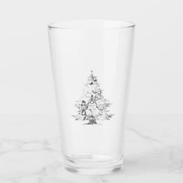 Vasos de vidrio de Navidad estilo y diseño