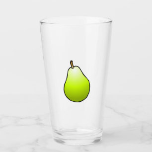Vasos de vidrio de pera