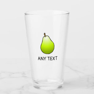 Vasos de vidrio pera