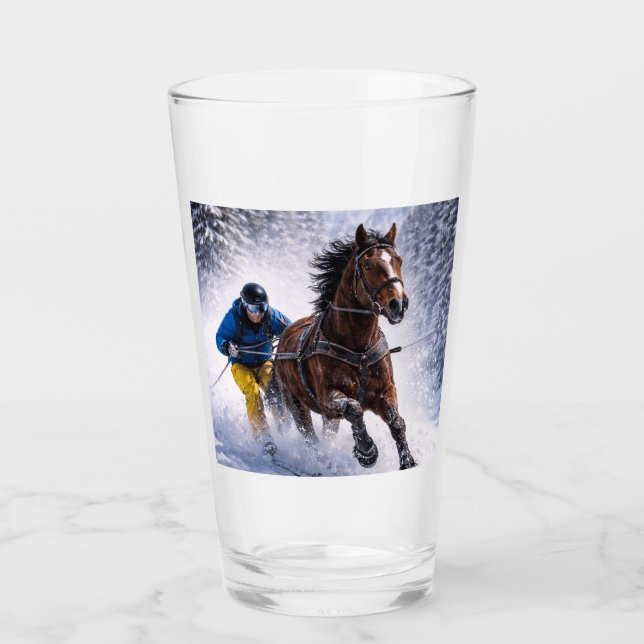 Vasos para beber caballo de invierno (Anverso)