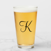 Vasos para beber con monograma personalizado en le