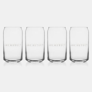 Vasos para bebidas ARCHITECT de 16 oz (4) / Sepia