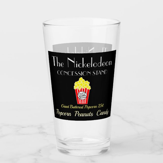 Vasos para puesto de concesiones de cine en casa (Anverso)