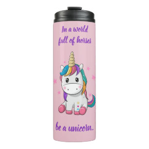 Vasos térmicos de unicornio