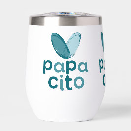 Vasos y copas de vino Daddy with a big heart