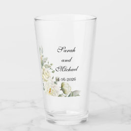 Vasos y copas para beber White Roses, accesorios p