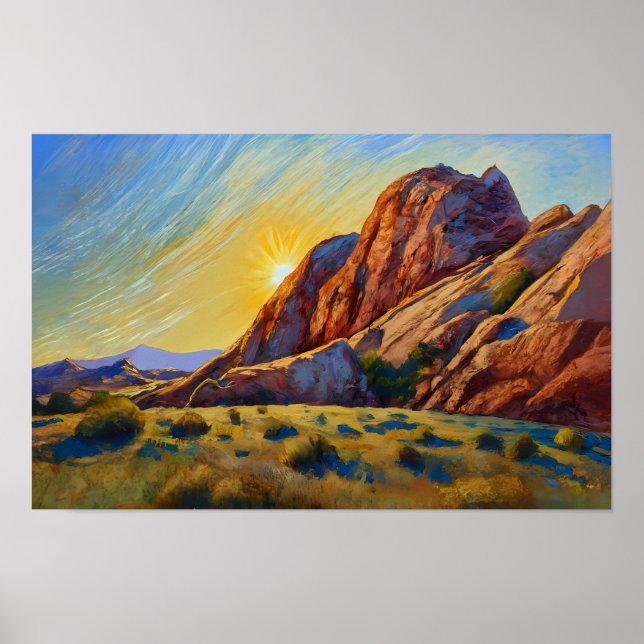 Vasquez Rocks - Póster (Frente)