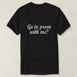 ¿VAYA AL BAILE DE FIN DE CURSO CONMIGO? CAMISA DE