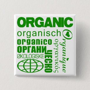 ¡Vaya orgánico! Botón multilingüe