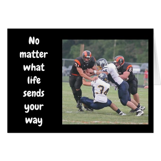 VAYA POR TI Y NUNCA DEJE LA TARJETA DE ALENTAMIENT (Anverso (Horizontal))