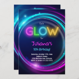 Vayamos a brillar por la invitación al cumpleaños 