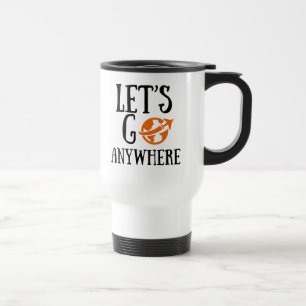 Vayamos a cualquier lugar donde sea, tazas de bebi