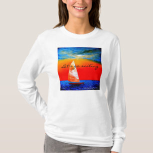 Vayamos a navegar la camiseta - mercancía de Jenn