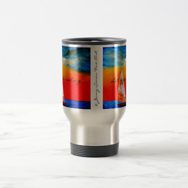 Vayamos a navegar la taza - mercancía de Jenny (Centro)