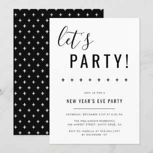 ¡Vayamos de fiesta! Invitaciones del fiesta de