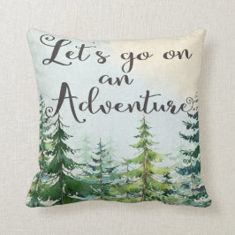 Vayamos en una almohada del arbolado del cuarto de