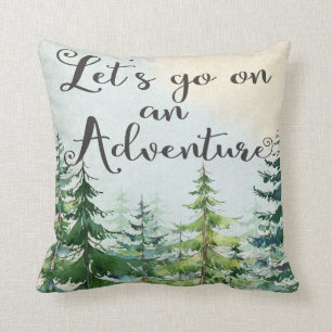 Vayamos en una almohada del arbolado del cuarto de