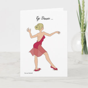 Ve a bailar con tu tarjeta de cumpleaños