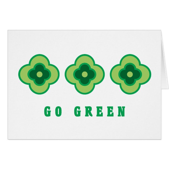 Ve a Verde (Flor Verde) (Anverso (Horizontal))