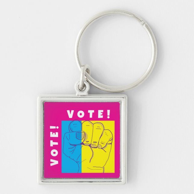 ¡Ve a votar! llavero (Frente)