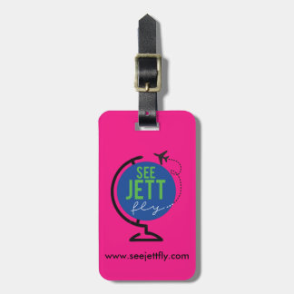 Vea la mosca de Jett - etiqueta del equipaje y del