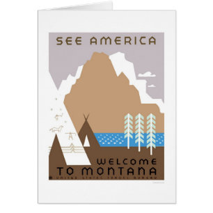Vea Montana y América WPA 1938