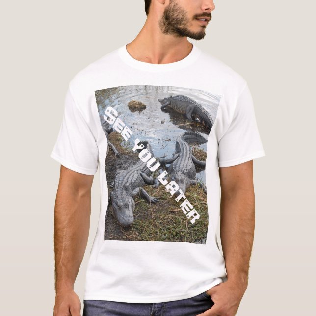 Véale camiseta posterior del cocodrilo (Anverso)