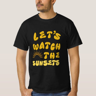 Veamos la playa de verano del mar de la camiseta d