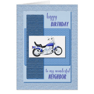 Vecino, cumpleaños de la moto