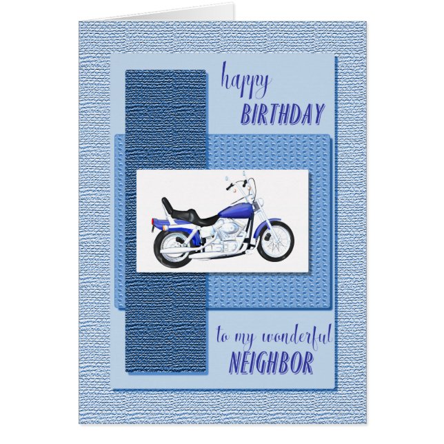 Vecino, cumpleaños de la moto (Frente)