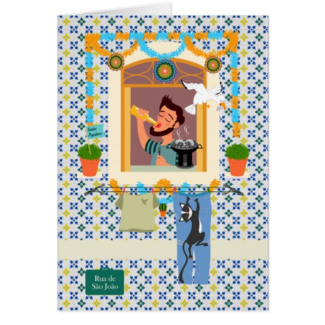 Vecino de la Festa Portuguesa de San Juan (Frente)