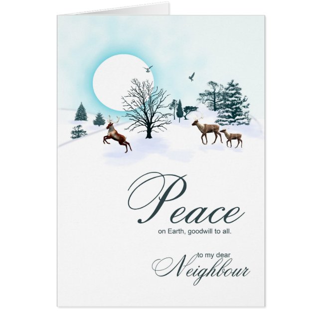 Vecino, Navidades con renos (Frente)