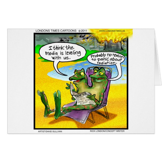 Vecinos Nucleares (Ranas Gemelas) Regalos y Tarjet (Anverso (Horizontal))