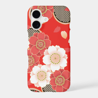 Vector blanco rojo floral retro de cosecha corta