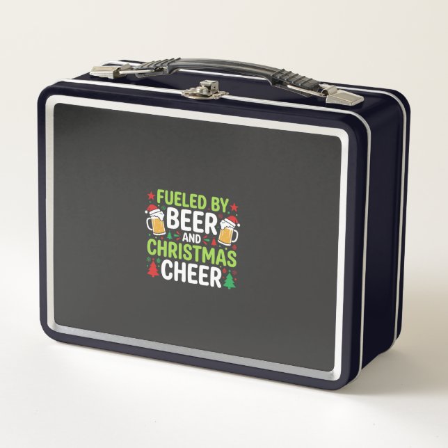 Vector de cerveza alegría navideña de vacaciones b (Anverso)